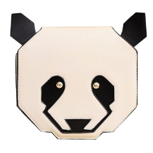 Bolsa De Corpo Cruzado Em Forma De Panda De Desenho Animado Simpática
