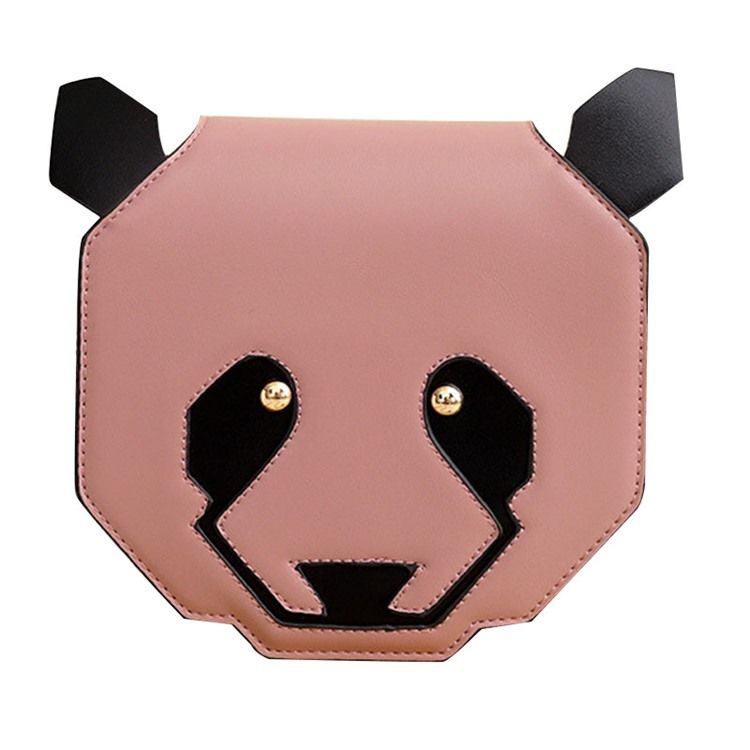Bolsa De Corpo Cruzado Em Forma De Panda De Desenho Animado Simpática