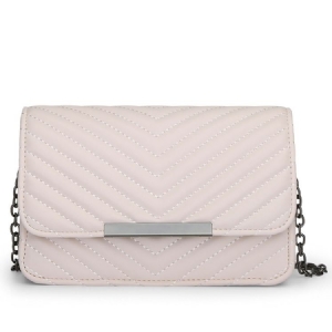 Bolsa Crossbody Com Corrente De Fio Para Bordado