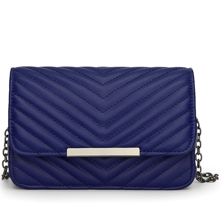 Bolsa Crossbody Com Corrente De Fio Para Bordado