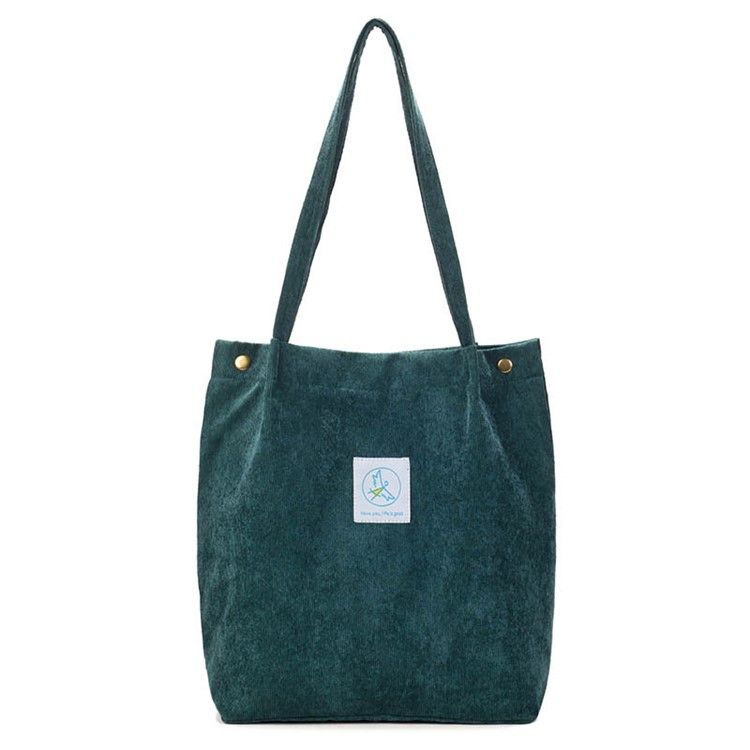 Bolsa De Ombro Feminina De Veludo Liso