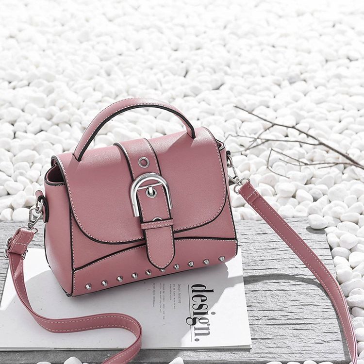 Bolsas Crossbody Com Aba Lisa De Rebite Pu