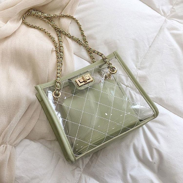 Bolsas Crossbody Com Abas Simples Em Patchwork De Pu