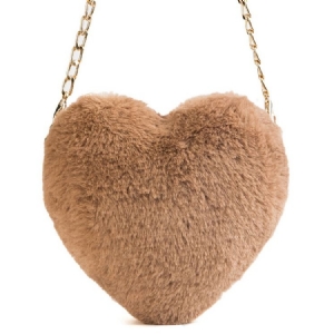 Bolsas Crossbody De Veludo Cotelê De Peles Artificiais Simples