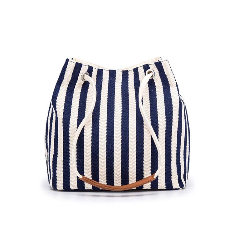 Bolsas De Ombro Em Formato De Barril De Faixa De Lona