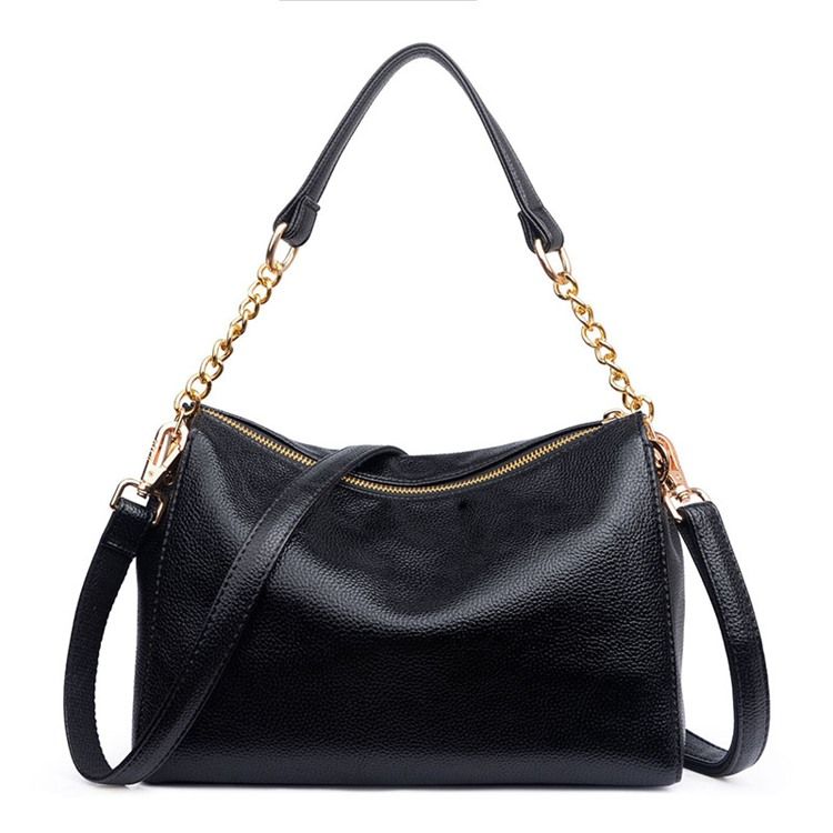 Bolsas De Ombro Femininas Retangulares Lisas Com Corrente De Pu