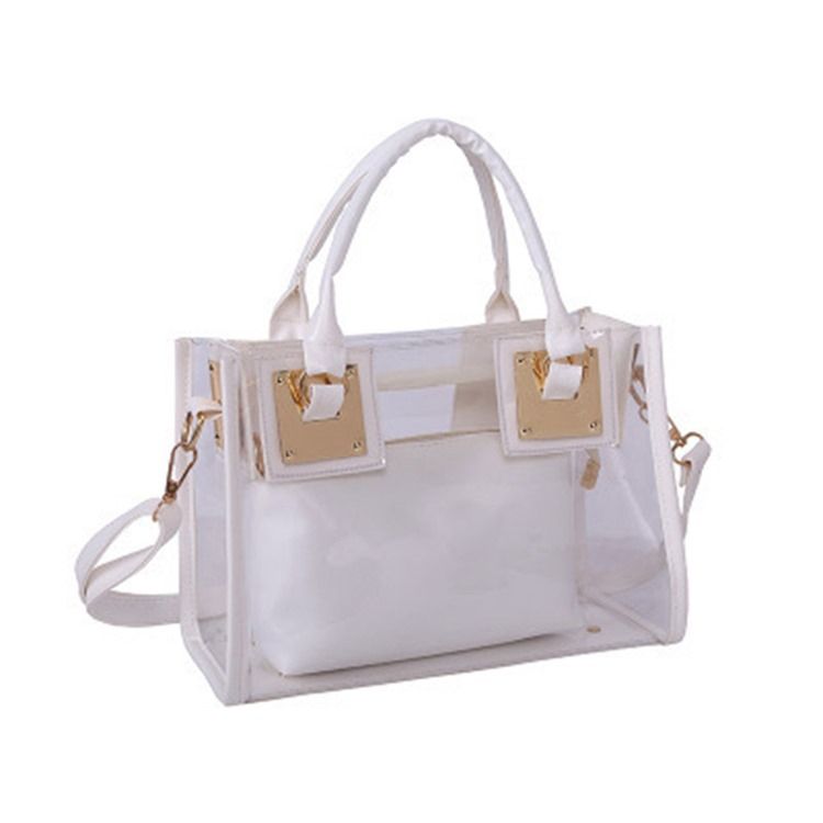 Bolsas De Ombro De Fio Liso Pu