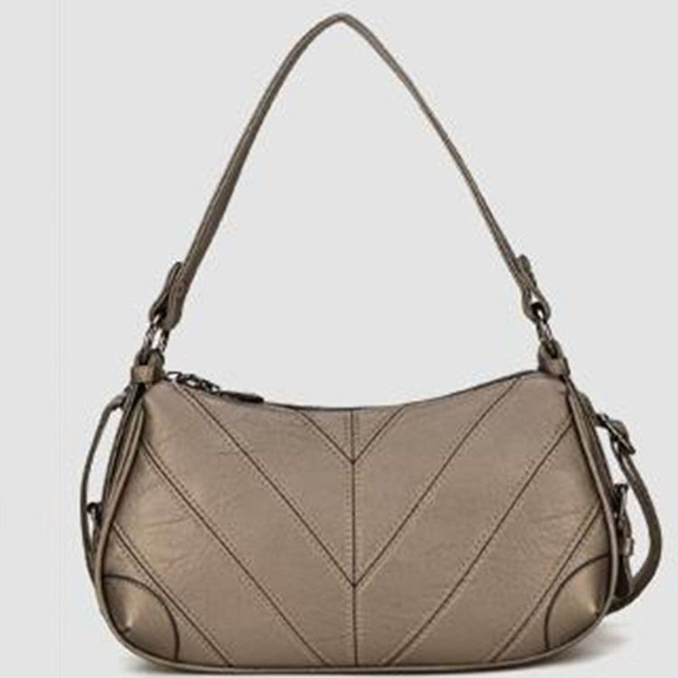 Bolsas De Ombro Lisas De Pu Com Relevo