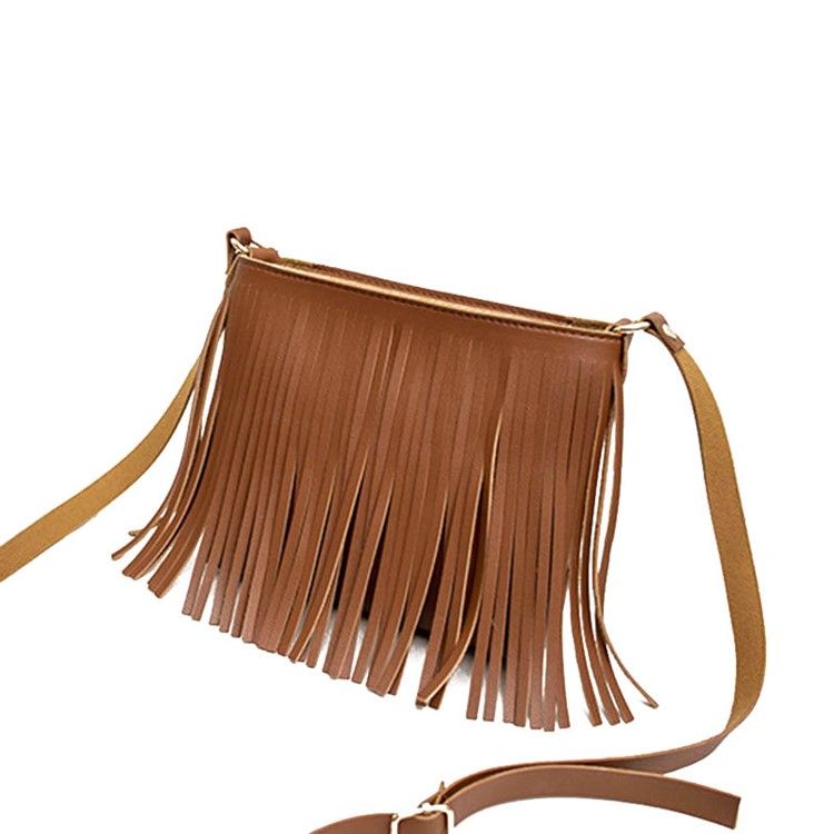 Bolsas De Ombro Quadradas Com Borla Simples