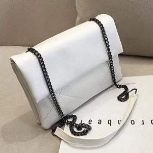 Bolsas De Ombro Retangulares Com Corrente Em Plaid De Plaid