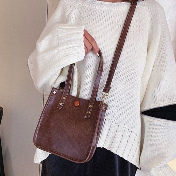 Bolsas De Ombro Retangulares Simples Retangulares De Linha