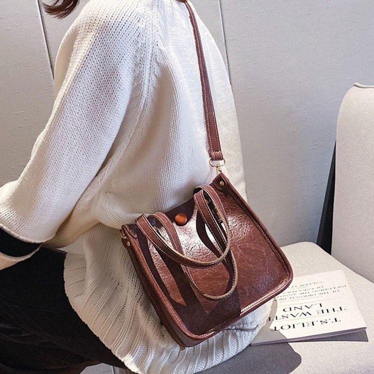 Bolsas De Ombro Retangulares Simples Retangulares De Linha