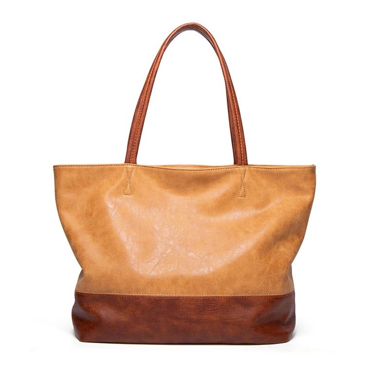 Bolsas De Ombro Retângulo De Pu Com Bloco Colorido