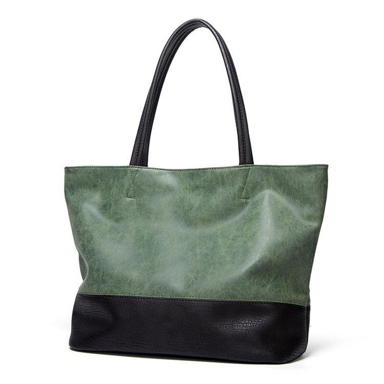 Bolsas De Ombro Retângulo De Pu Com Bloco Colorido