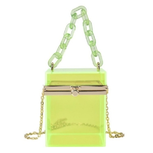 Corrente Bolsas Crossbody Com Aba Simples Europeia