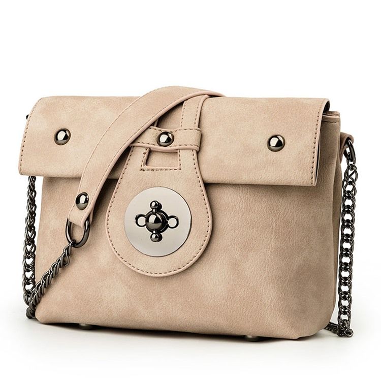 Erircdress Candy Color Latch Mini Bolsa Crossbody