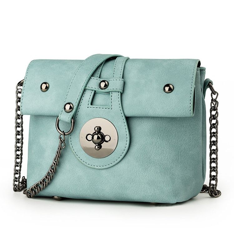 Erircdress Candy Color Latch Mini Bolsa Crossbody