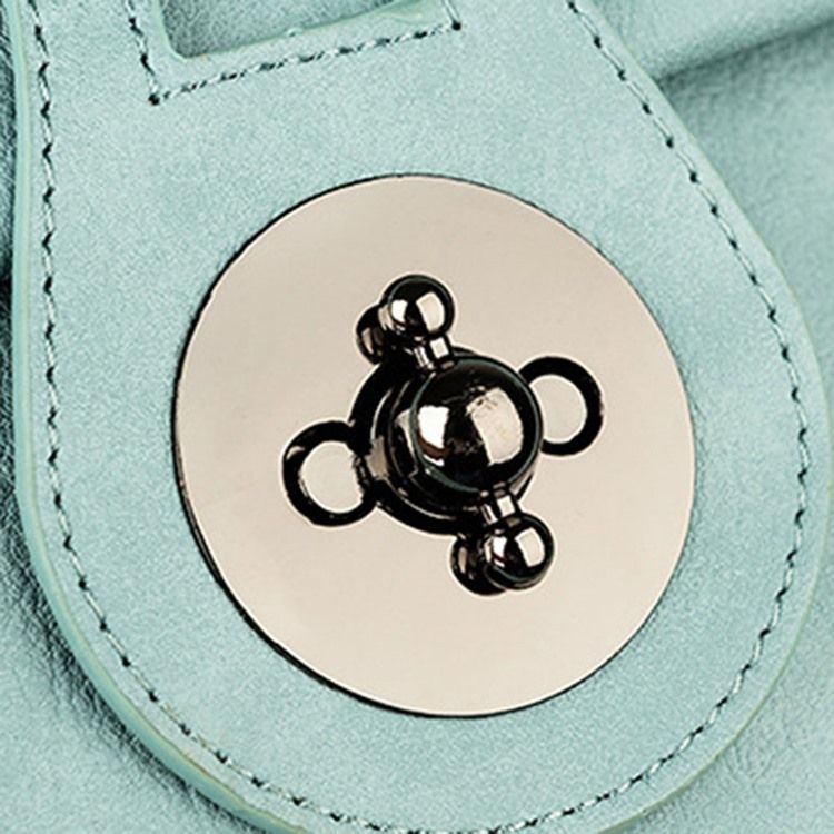 Erircdress Candy Color Latch Mini Bolsa Crossbody