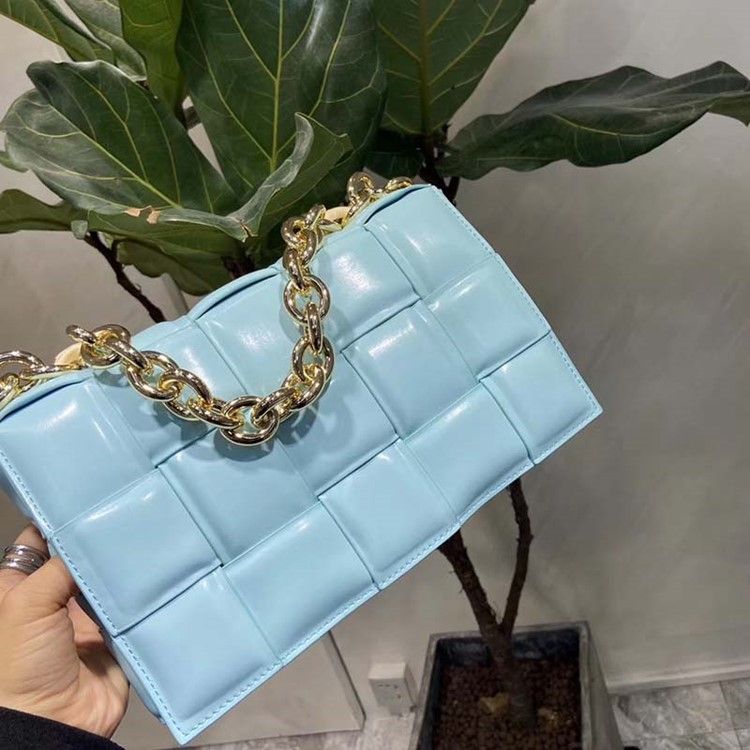Malas Femininas Crossbody Retângulo De Fio Liso De Pu