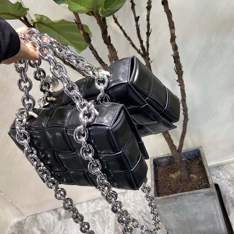 Malas Femininas Crossbody Retângulo De Fio Liso De Pu