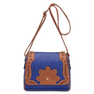 Saco Crossbody Com Decoração Floral Em Forma De Travesseiro Vintage