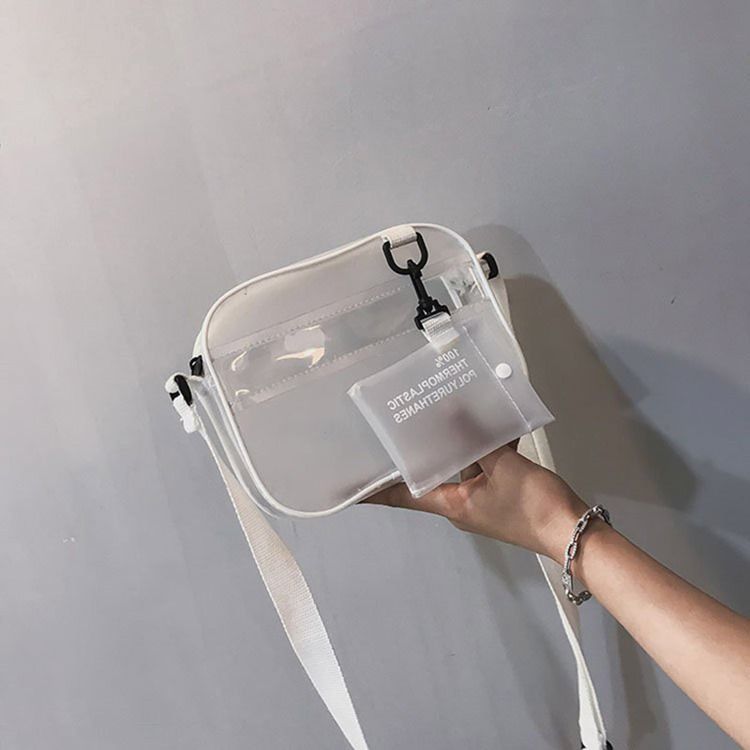 Sacos Crossbody Com Aba De Fio Liso De Pvc