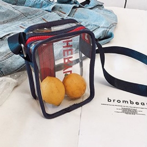 Sacos Crossbody Com Abas De Tecido De Pvc Carta