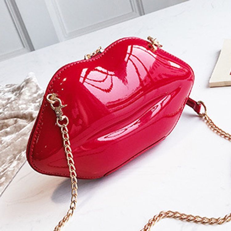 Sacos Crossbody De Corrente Simples De Pu