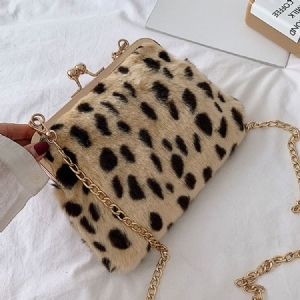 Sacos Crossbody Macios Retângulo Com Corrente