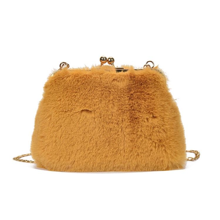 Sacos Crossbody Macios Retângulo Com Corrente