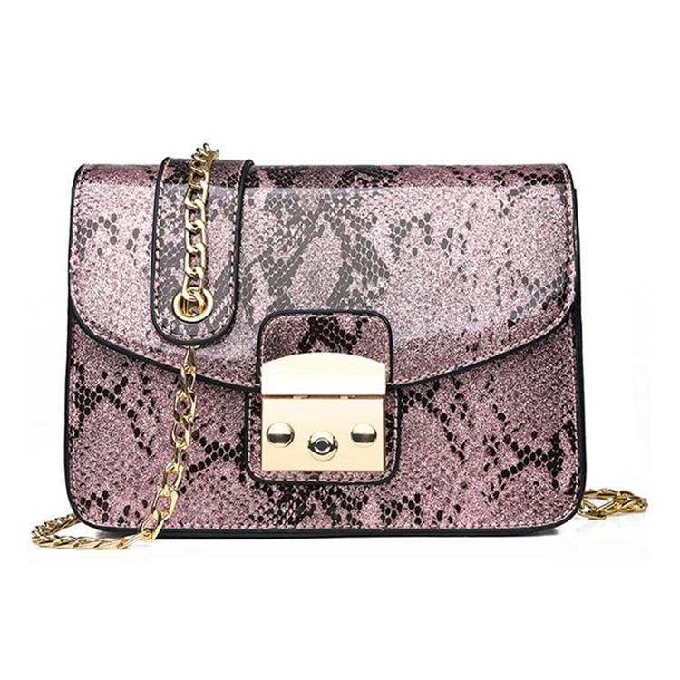 Sacos Crossbody Retângulo Com Fio Serpentina