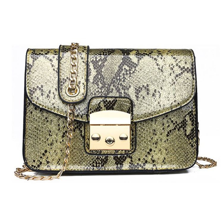 Sacos Crossbody Retângulo Com Fio Serpentina