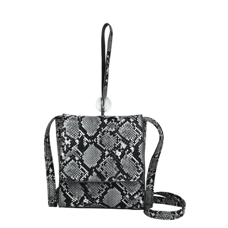 Sacos Crossbody Retângulo Com Gravação Em Serpentina