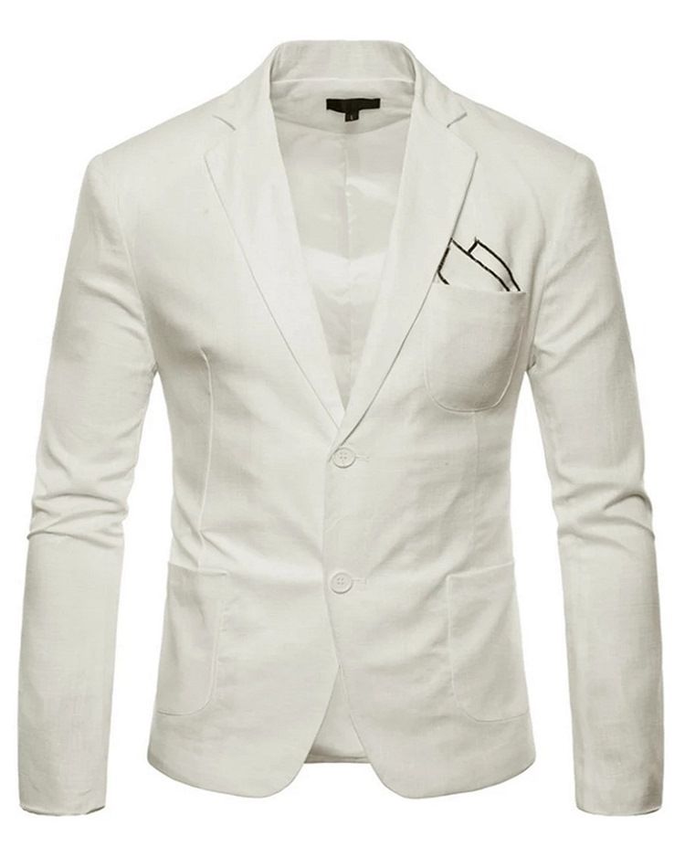Blazer Masculino Simples Fino Solto