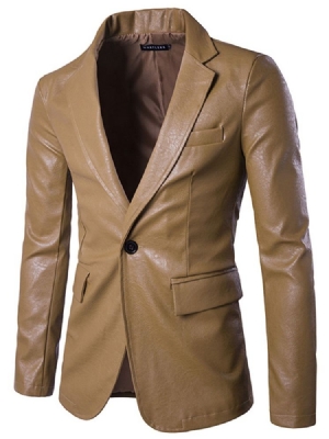 Blazer Masculino Slim Vogue Pu De Um Botão