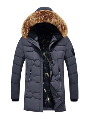 Casaco Com Capuz Patchwork Colorido Com Zíper Casual Masculino