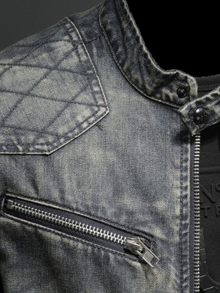 Casaco Masculino Desportivo Com Gola E Slim