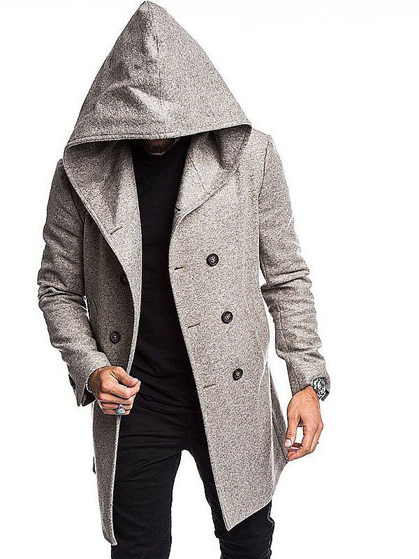Casaco Masculino Liso Grosso Lapela Fino