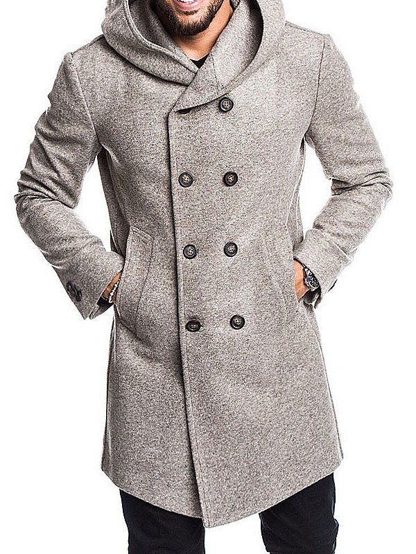 Casaco Masculino Liso Grosso Lapela Fino