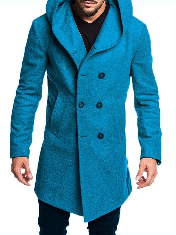 Casaco Masculino Liso Grosso Lapela Fino