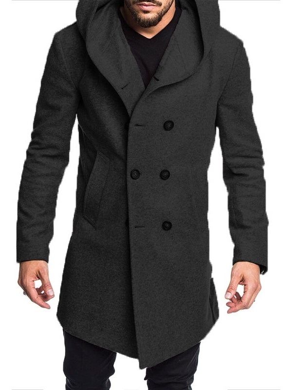 Casaco Masculino Liso Grosso Lapela Fino