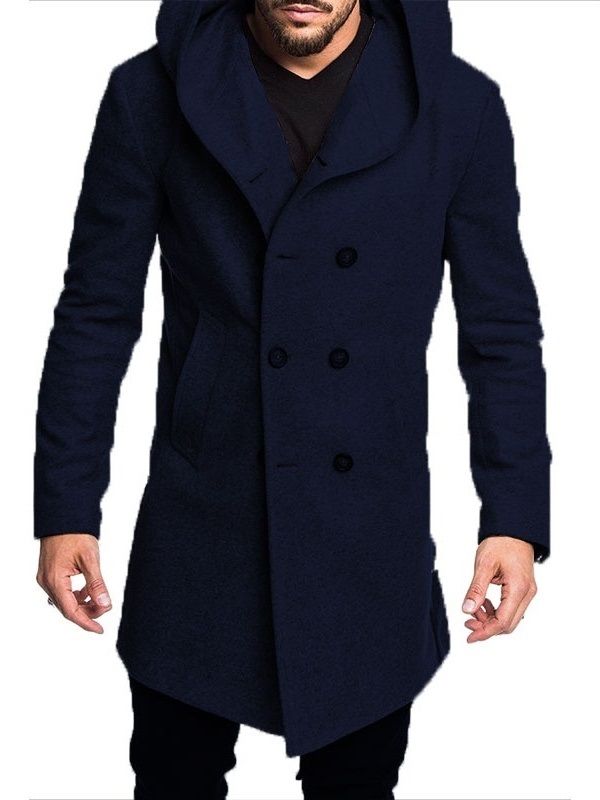 Casaco Masculino Liso Grosso Lapela Fino