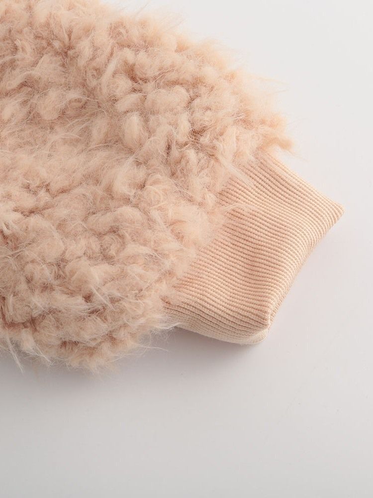 Casaco Regular De Inverno Feminino Com Manga Grossa E Grossa De Nove Pontos