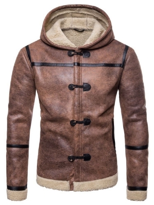Color Block Patchwork Com Capuz E Zíper Jaqueta Fina Masculina