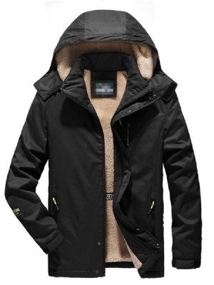 Jaqueta Casual Masculina Com Capuz