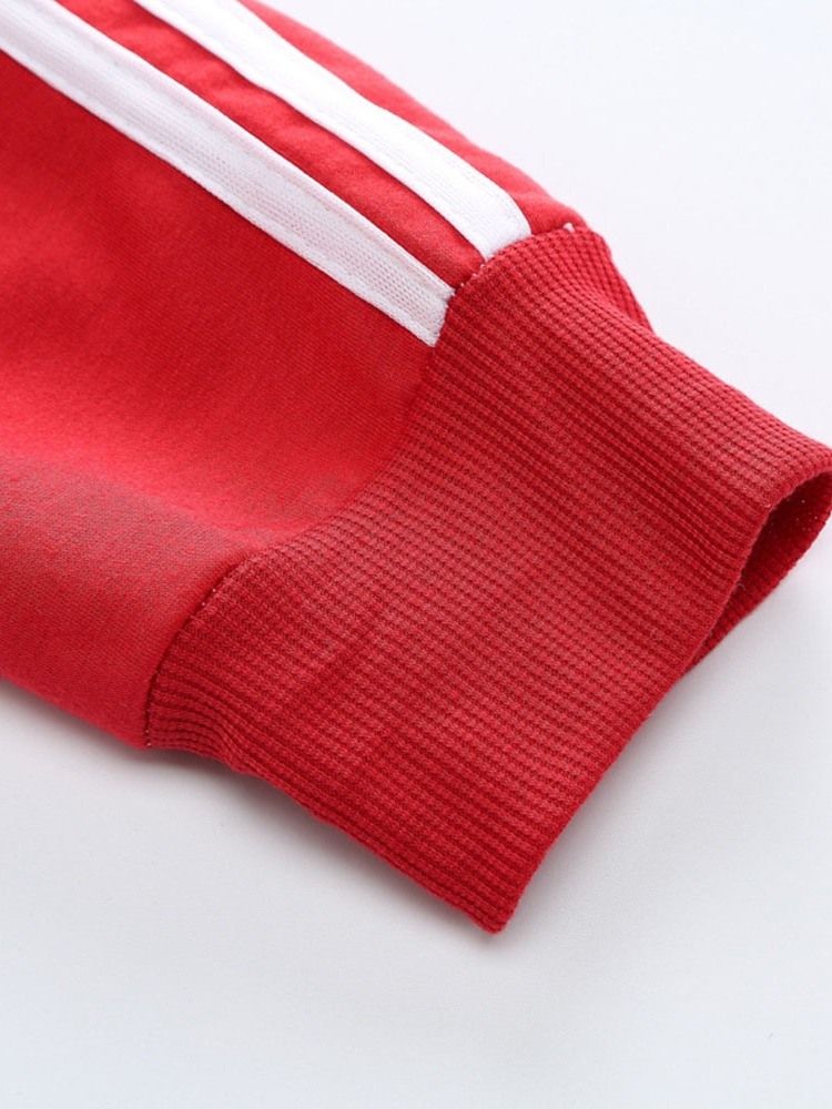 Jaqueta Casual Masculina Com Gola Listrada Patchwork