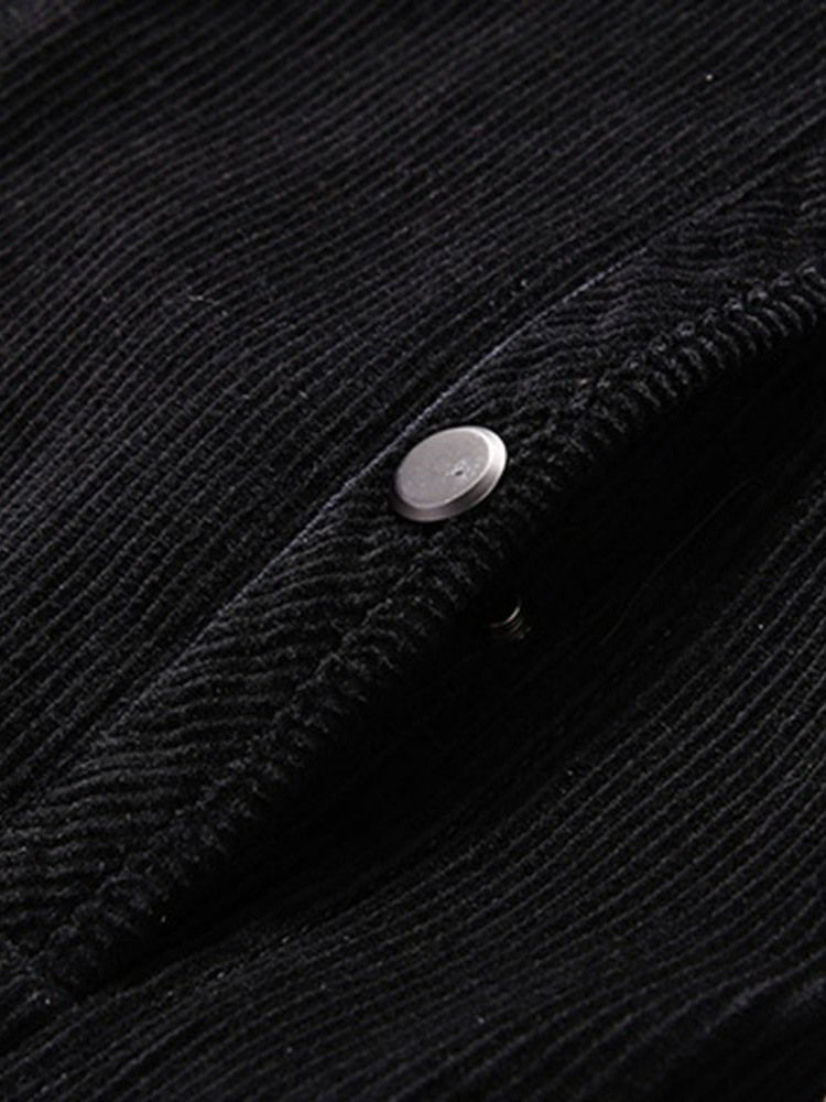 Jaqueta Masculina Color Block Zipper Lapel Loose