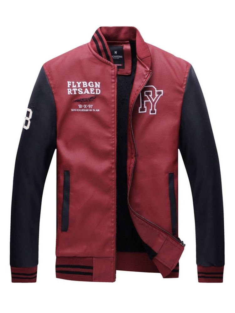 Jaqueta Masculina Com Gola Com Zíper