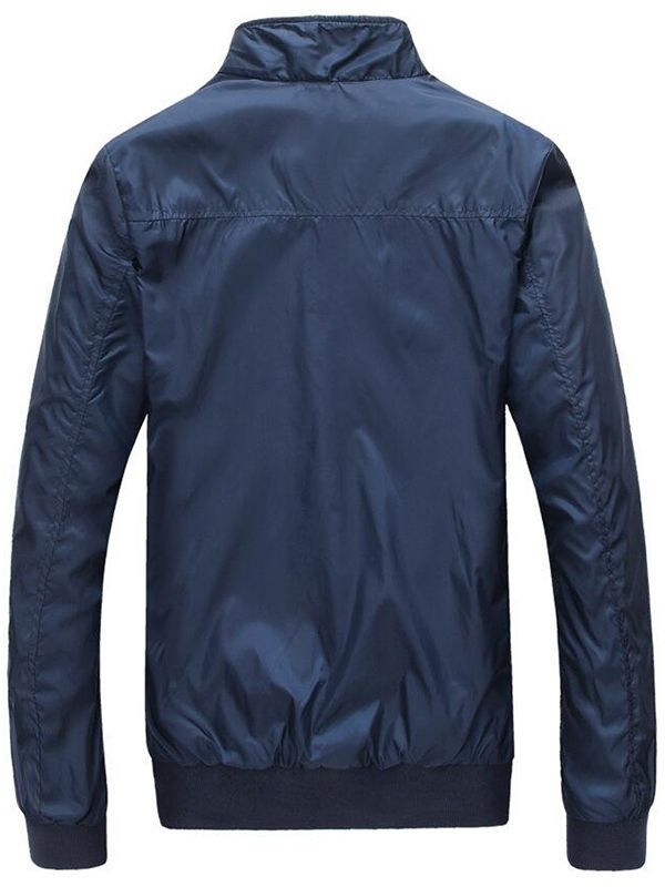 Jaqueta Masculina Zip Vogue Stand Collar