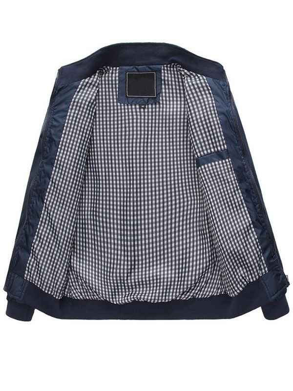 Jaqueta Masculina Zip Vogue Stand Collar